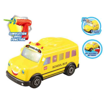 Pädagogisches Spielzeug DIY Schulbus Spielzeug mit Werkzeugen (H3775154)